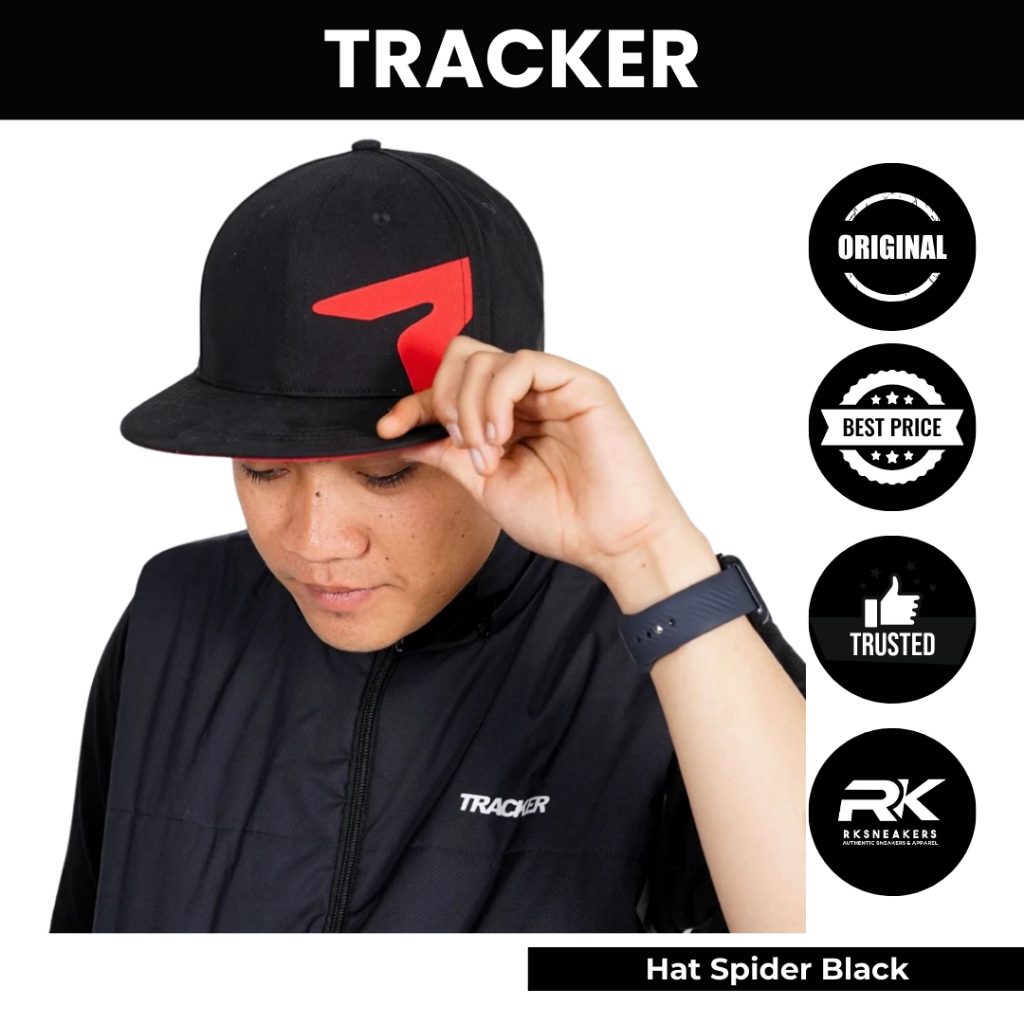 Jual Hat Tracker Spider Black 100% Authentic | Shopee Indonesia