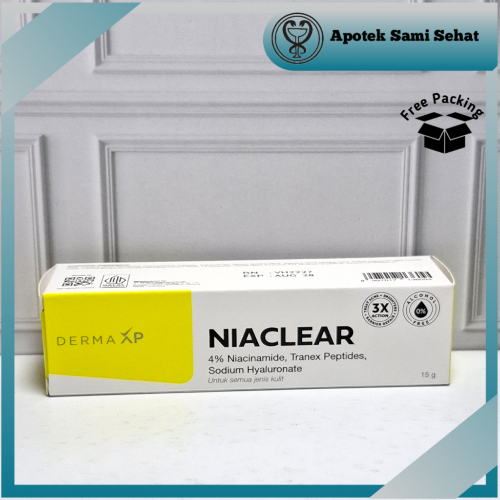 Jual 1 TUBE NIACLEAR DERMA XP ISI 15 GR (KULIT CERAH BEBAS JERAWAT DAN ...