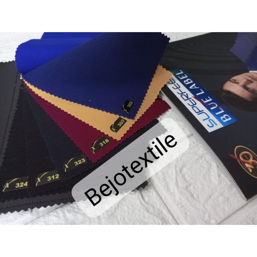 Jual kain superfeel bluelabel blue label bahan seragam | Shopee Indonesia