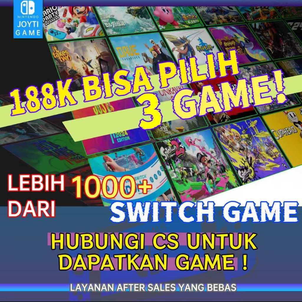Jual 188k pilih tiga game apa saja Nintendo Switch Digital Game ...
