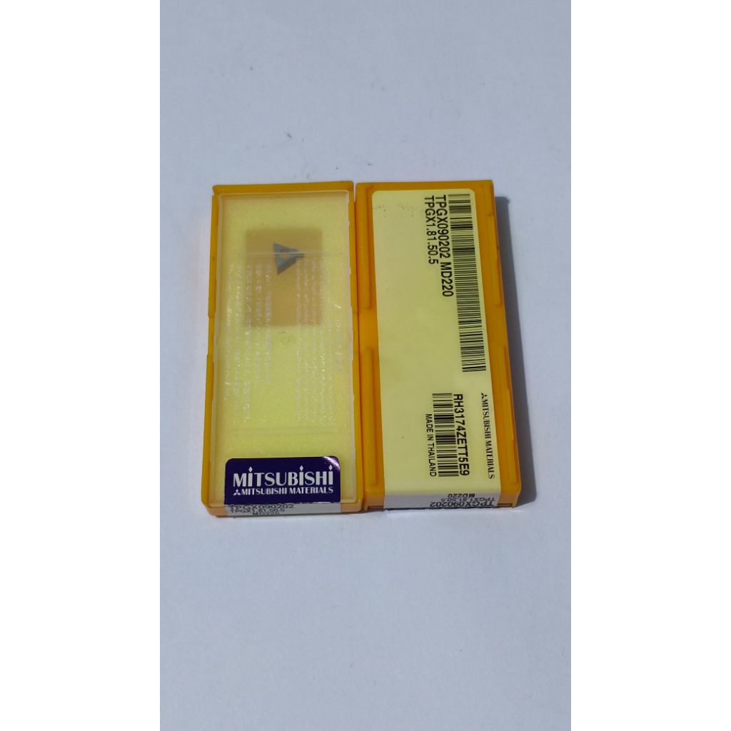 Jual Insert TPGX 090202 PCD Pahat bubut Merk Mitsubishi / Insert TPGX ...