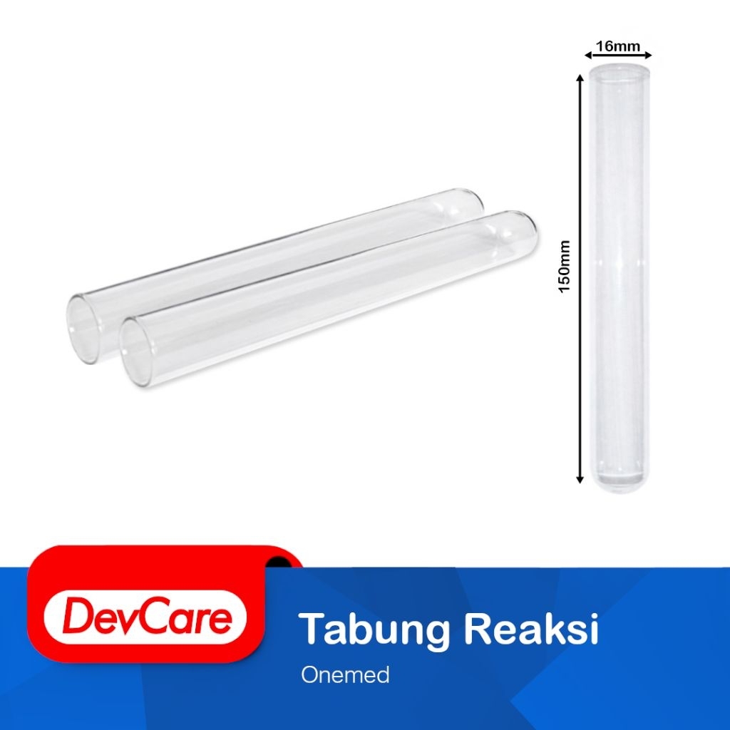 Jual Tabung Reaksi Kaca Polos Test Tube 16x150mm Tabung Kaca | Shopee ...