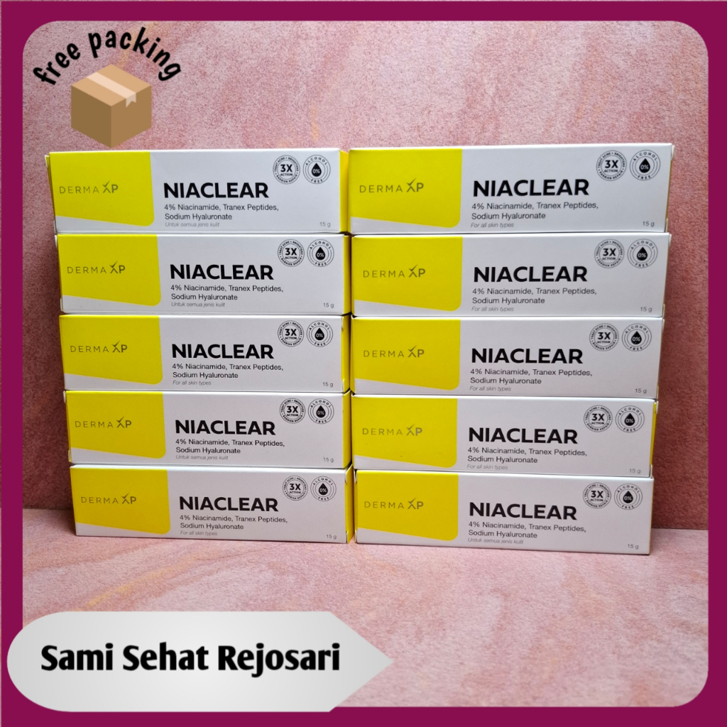 Jual 10 TUBE NIACLEAR DERMA XP ISI 15 GR (mencerahkan kulit dan menjaga ...