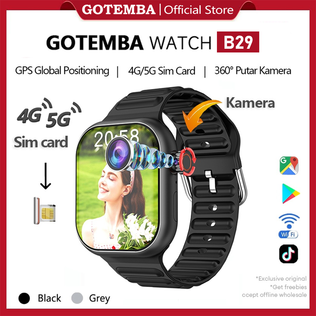 Jual 【4G/5G Sim Card】GOTEMBA B29 Smartwatch RAM 4/64GB Wifi Al