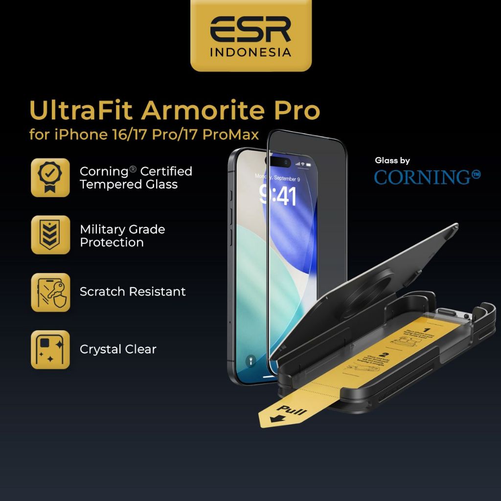 Jual ESR Ultrafit Armorite Pro iPhone 17 Air Pro Promax Screen