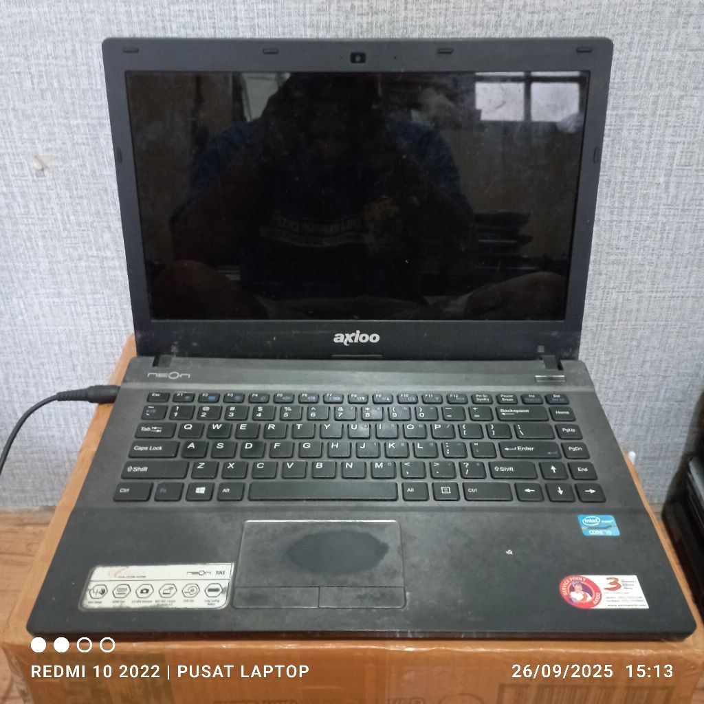 Jual Laptop Axioo NEON W540EU/RNE Intel core i5 Lcd14in Kondisi mesin ...