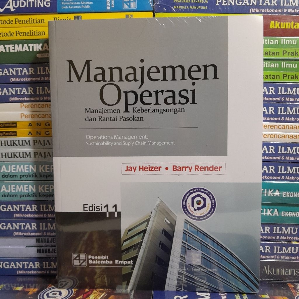 Jual Buku Original Manajemen Operasi Edisi 11 Render Heizer #PENERBIT ...