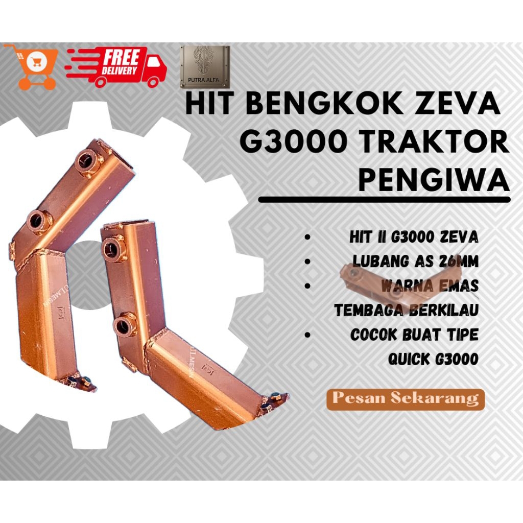 Jual Hit Bengkok Traktor Quick G3000 Zeva Traktor pengiwa kubota Murah ...