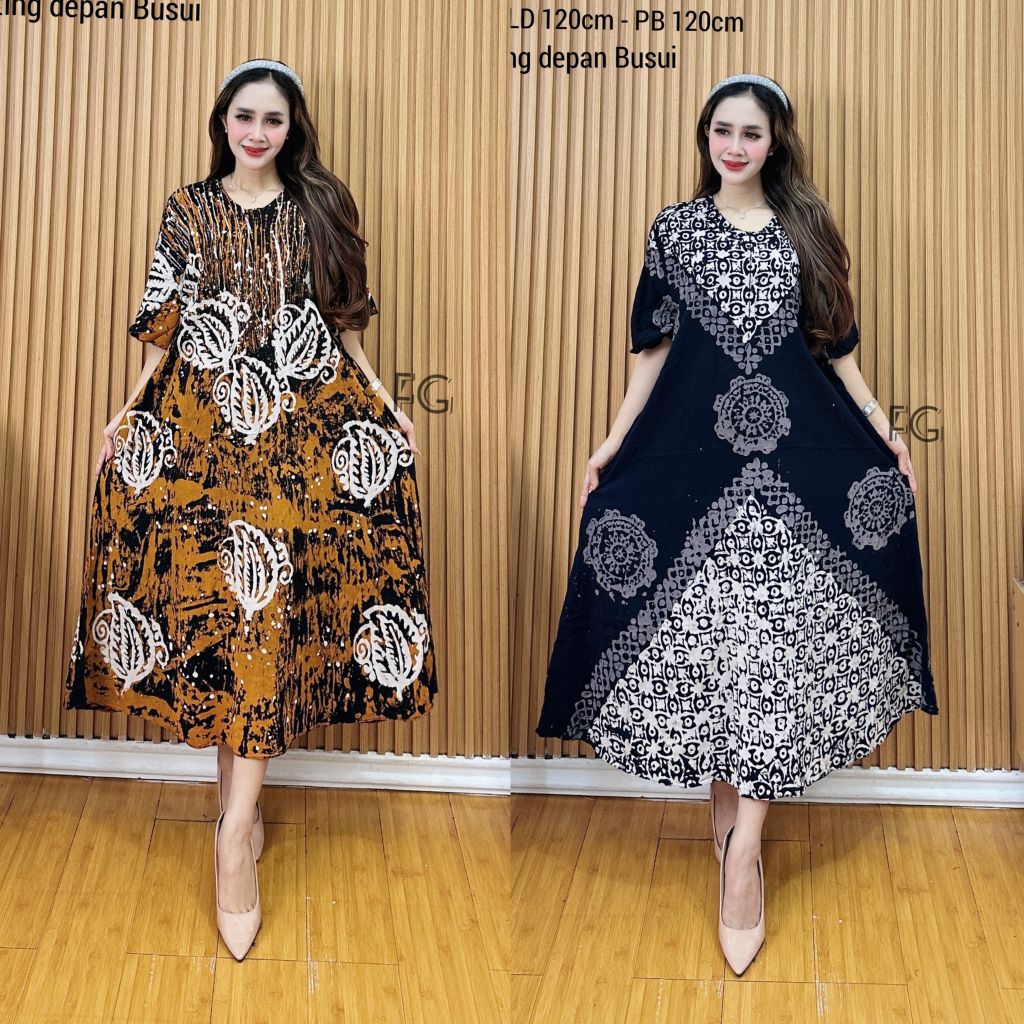Daster Jumbo Bahan Twill Rayon Super