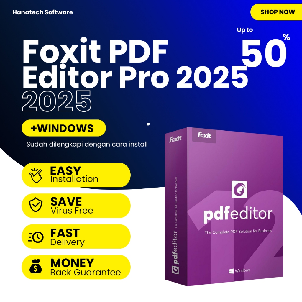 Jual Foxit PDF Editor Pro 2025 Latest Full Version | Lifetime | Shopee ...