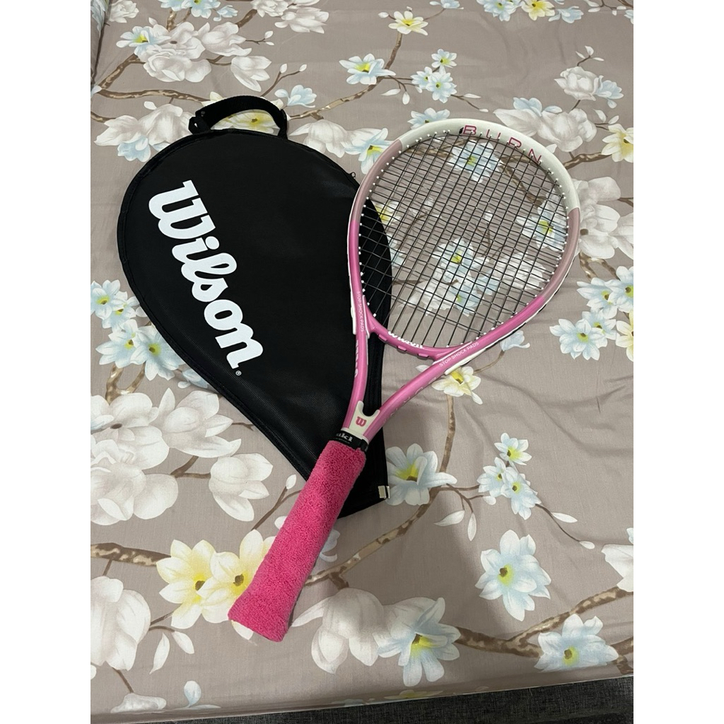 Jual Raket Tennis - Wilson Pink Burn (Preloved) | Shopee Indonesia