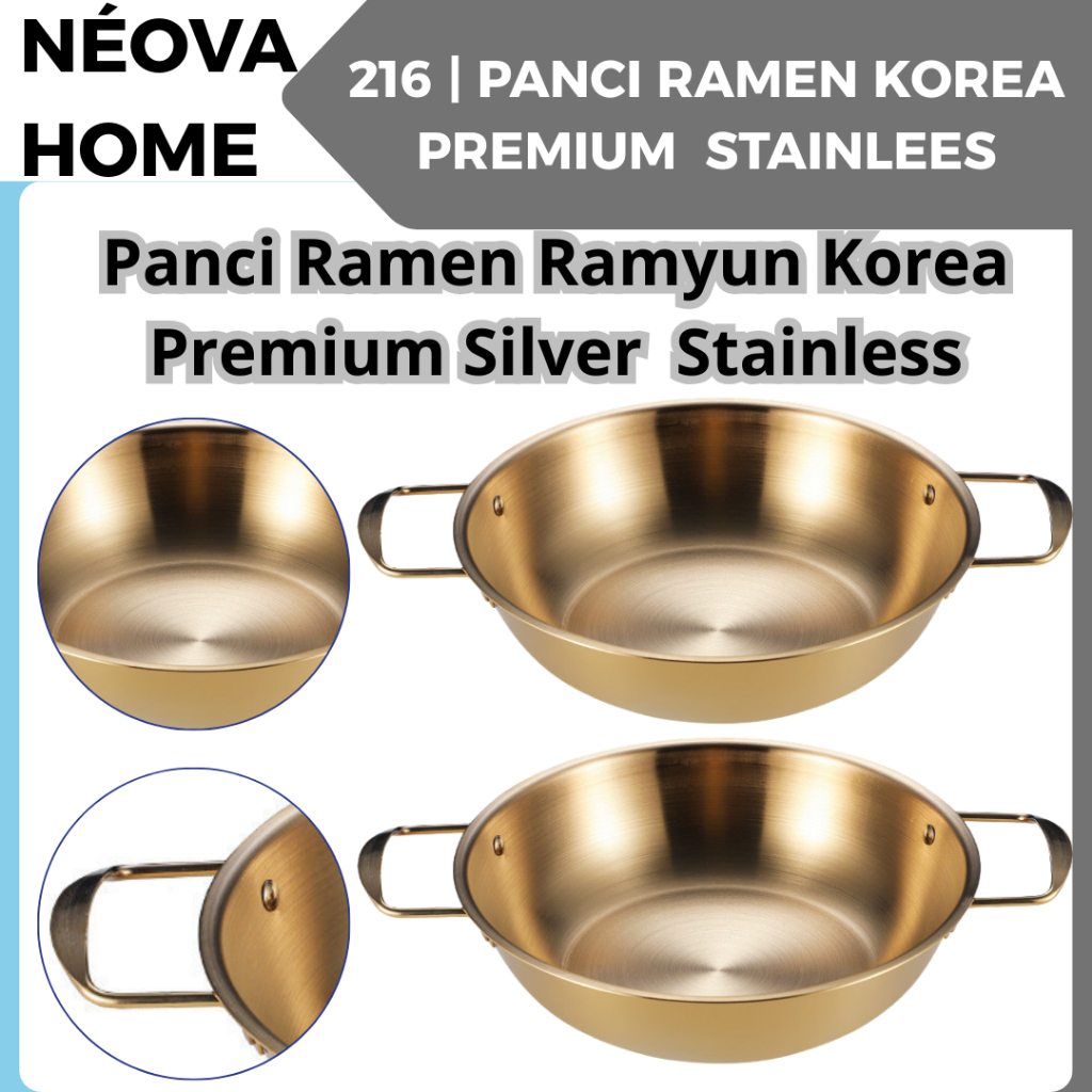 Jual Panci Ramen Korea Premium Stainless – Ramyun Noodle Soup Pot ...