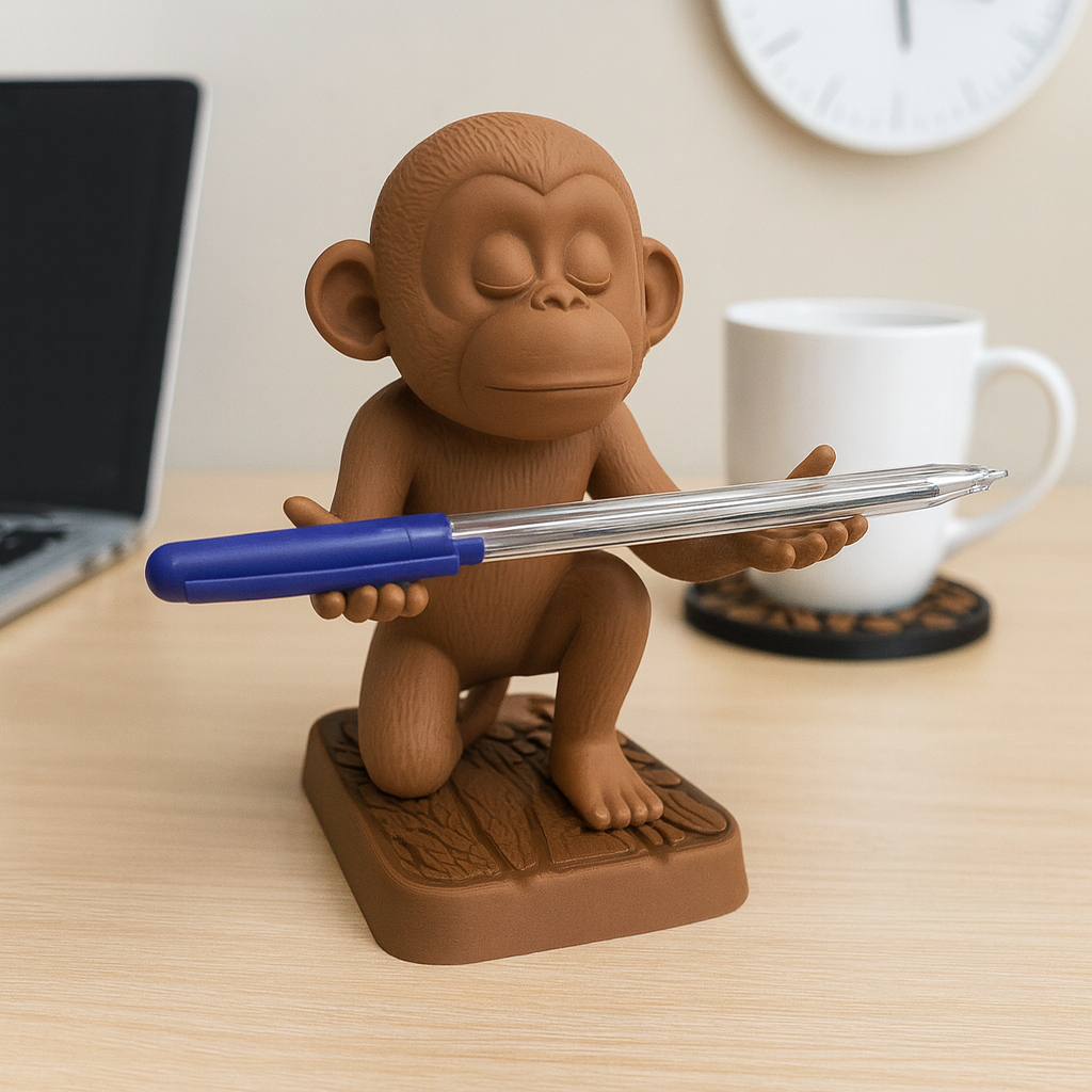 Jual Monkey Pen Holder | Figur Monyet Pajangan Meja | Pen Holder Lucu ...