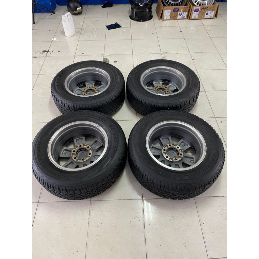 Jual VELG MOBIL BEKAS COPOTAN STD TOYOTA HILUX R17X7 H6X149 ET30 + BAN ...