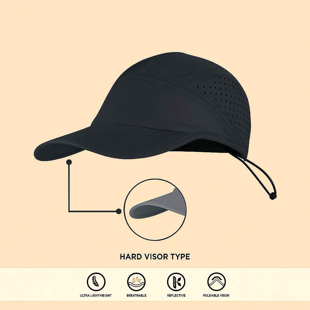 Jual Topi Olahraga Topi Running Ringan Tahan Air Ventilasi Jaring ...