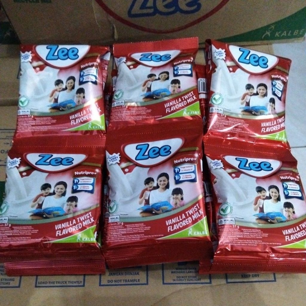 Jual susu Zee vanila renceng isi 10 sachet | Shopee Indonesia