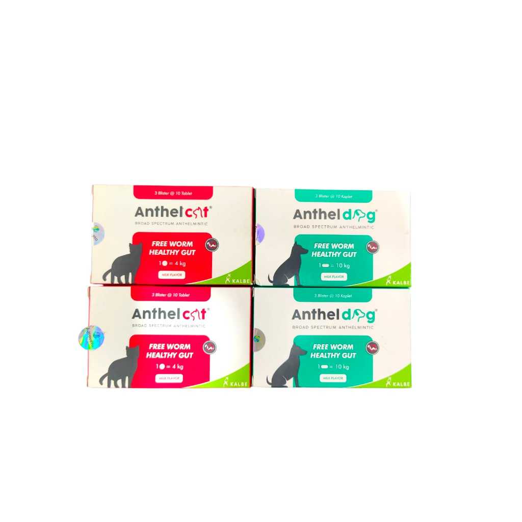 Jual Anthel Cat And Dog 1box isi 30tab - Obat Cacing Kucing Dan Anjing ...