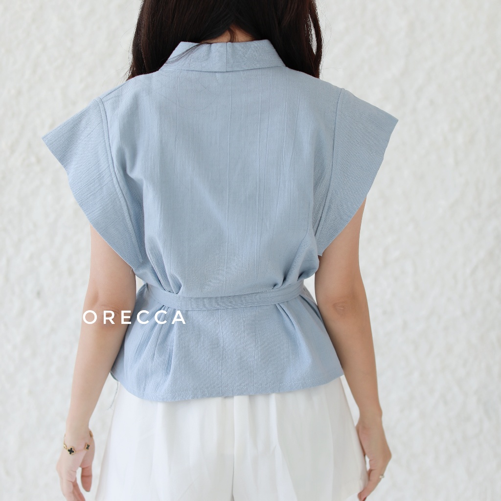 Orecca - Elise Top Atasan Wanita Lengan Pendek foto 4