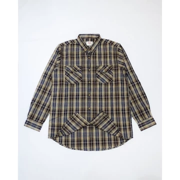 OXEDA Kemeja Flanel Pria Kerah Lipat Kantong Double Praktis Elegan Bahan Flanel Tiar Oxe Goods