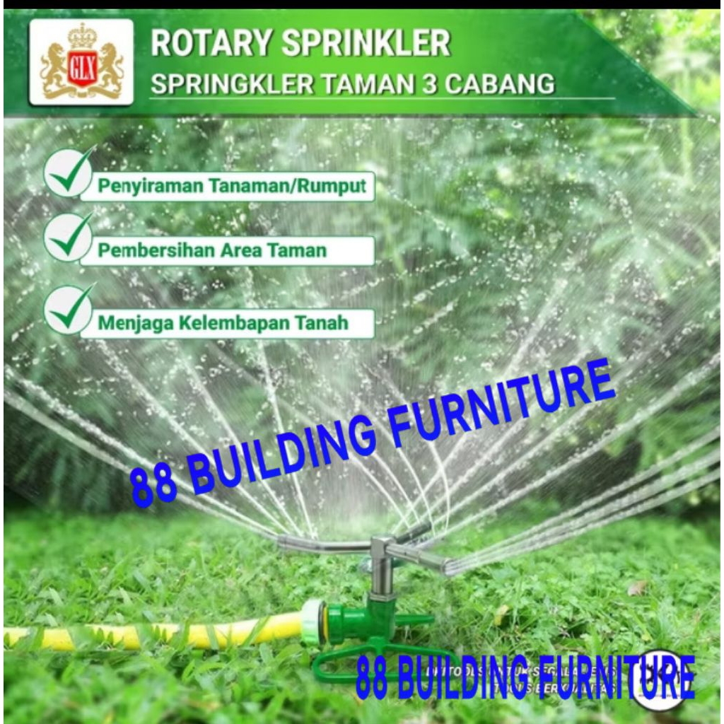 Jual SPRINGKEL SPRINGKLER SPRINGKER SPRINGKLE BESI 3 ARAH CABANG SPRAY ...