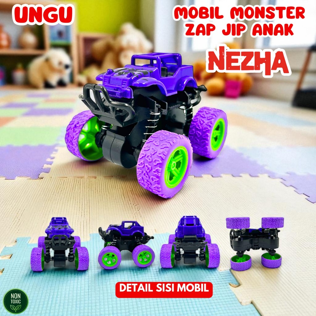 Jual Mainan Anak Mobil Monster Zap Mobil Jip anak Off Road 4 Drive ...