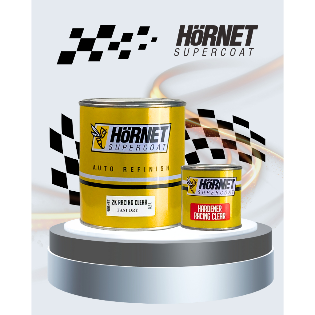 Jual HORNET RACING CLEAR MS 4:1 1 LITER SET CLEAR HARGA TERJANGKAU ...