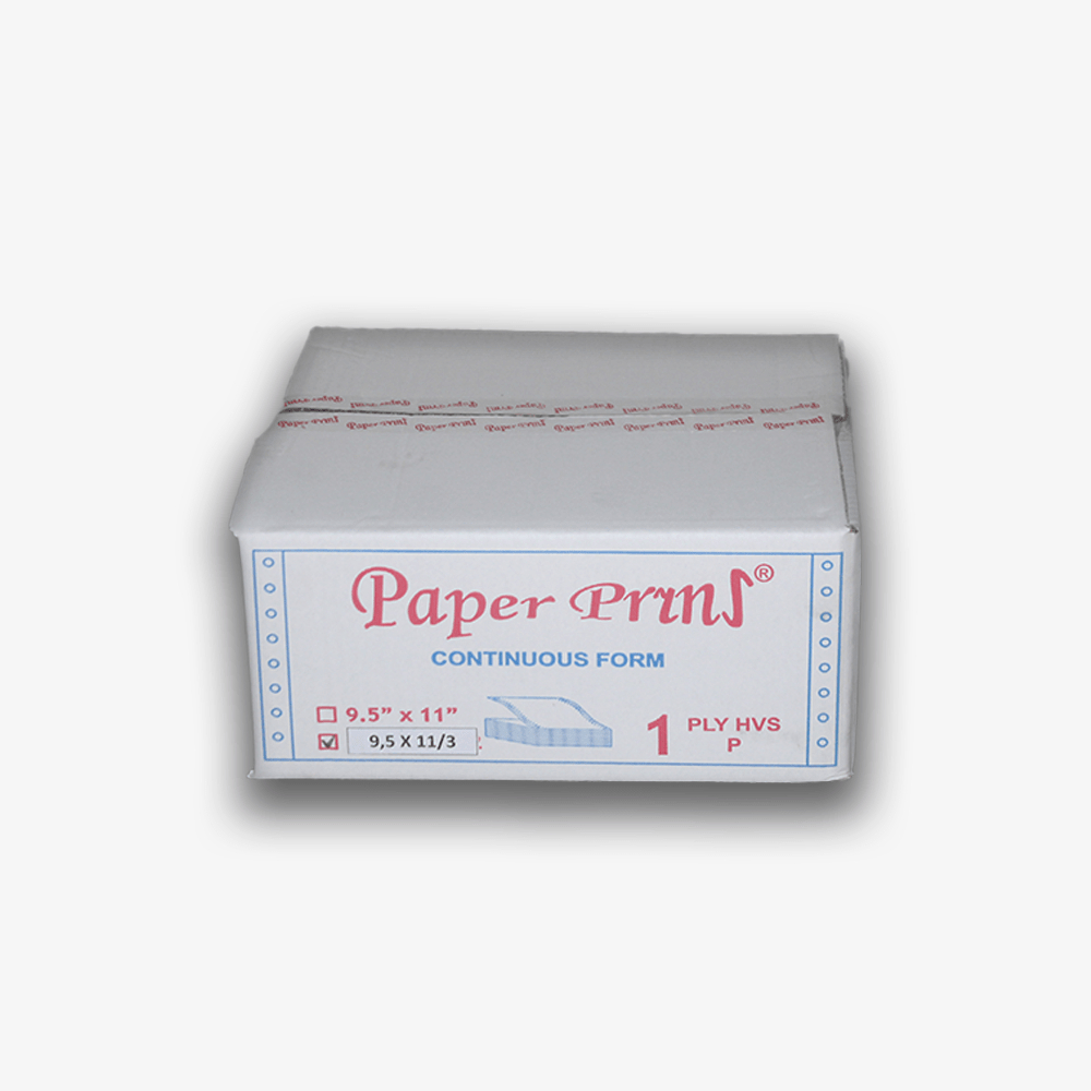 Jual KERTAS CONTINUOUS FORM 1 PLY PAPER PRINT 9.5 X 11 BAGI 3 PRS ...