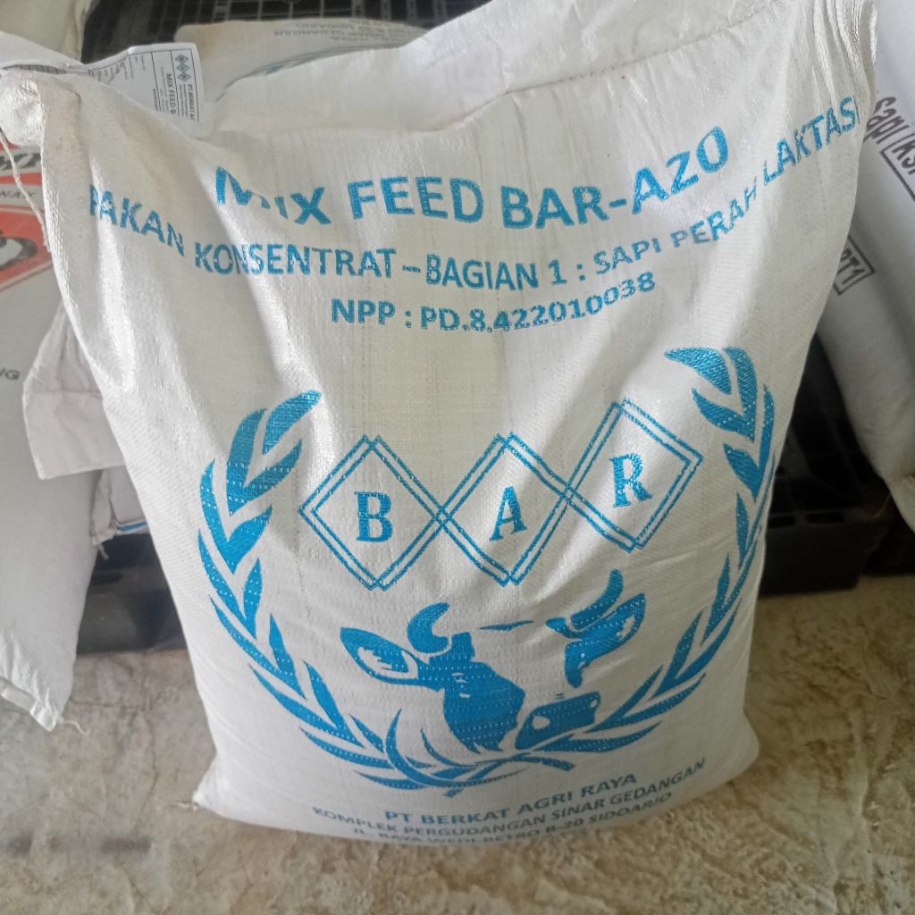 Jual MixFeed BAR A20 | konsentrat sapi perah laktasi tinggi | 1kg ...