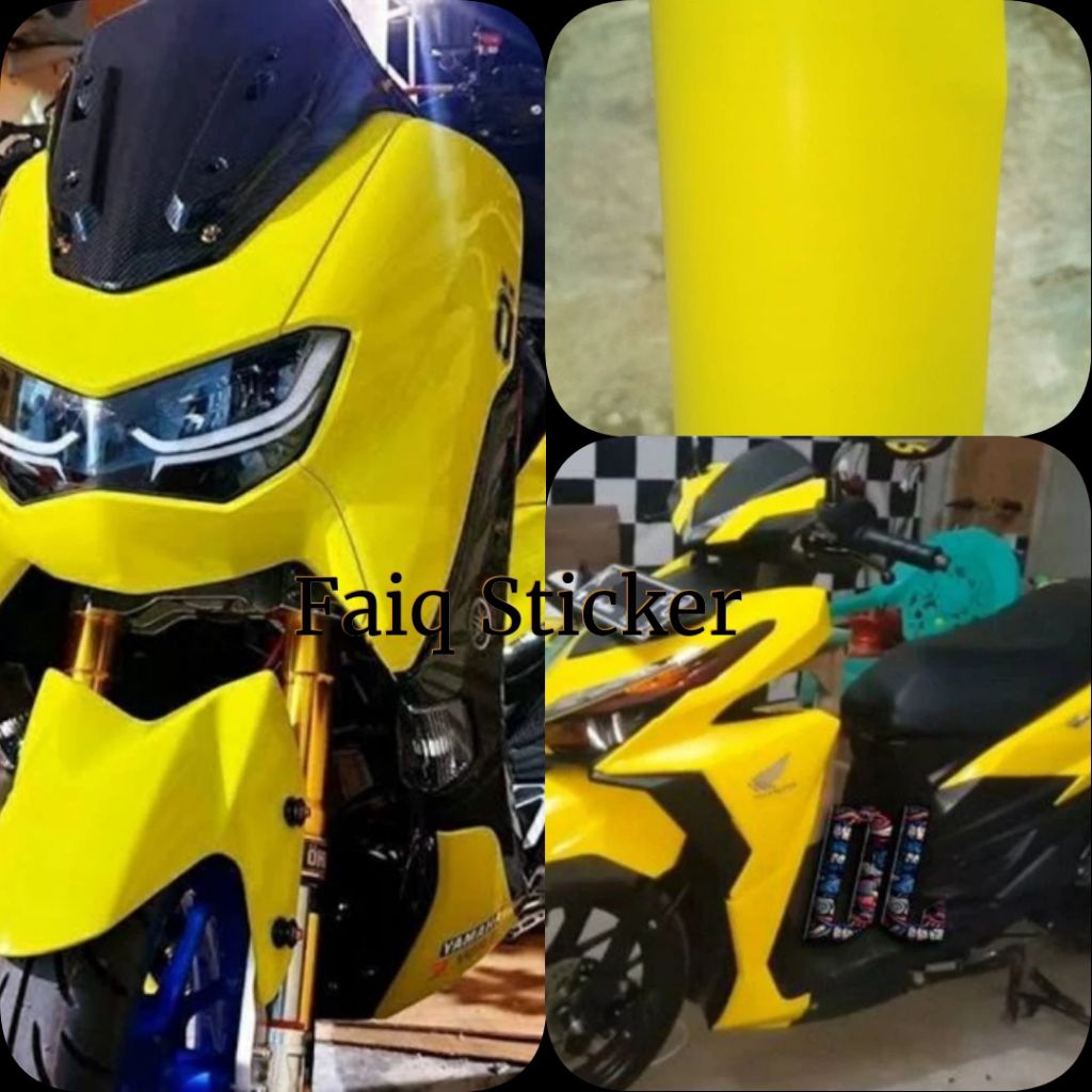 Jual sticker skotlet kuning lemon skotlet kuning kunyit skotlet sepeda ...