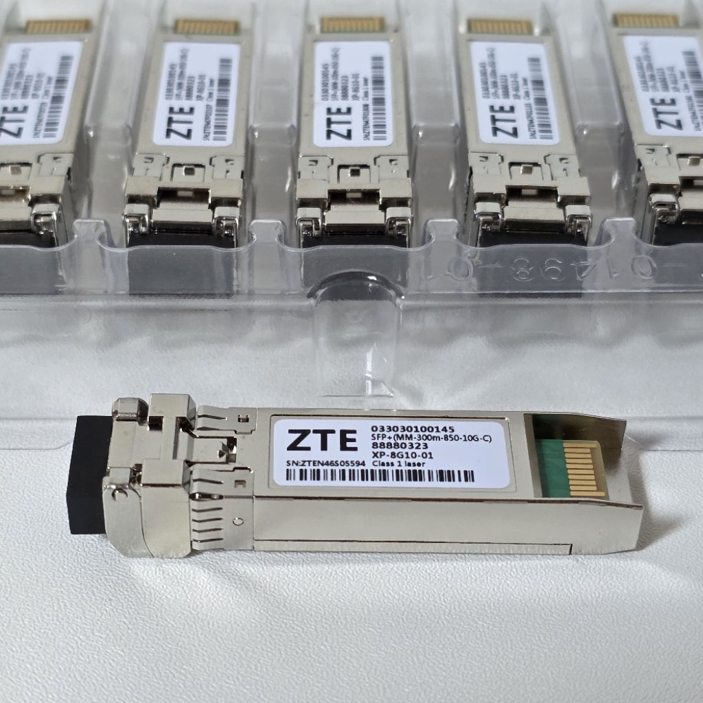 Jual SFP+ 10G 850nm 0.3km Multimode LC Duplex MMF ZTE Support Mikrotik ...