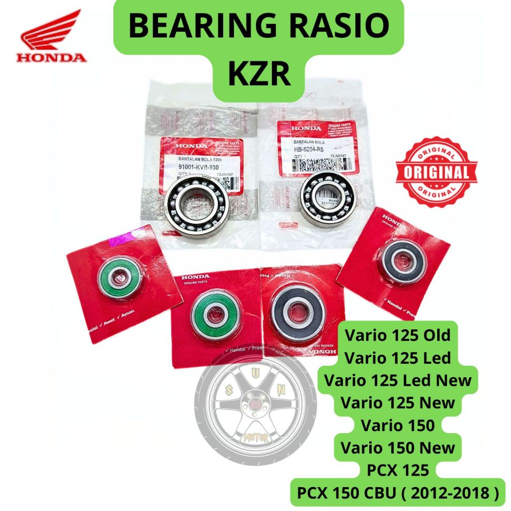 Jual BEARING LAHAR RASIO KZR ORI AHM VARIO 125 OLD LED NEW , VARIO 150 ...