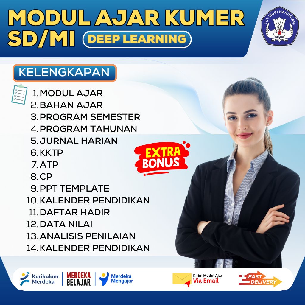 Jual MODUL AJAR DEEP LEARNING KELAS 1 SD KURIKULUM MERDEKA LENGKAP ...