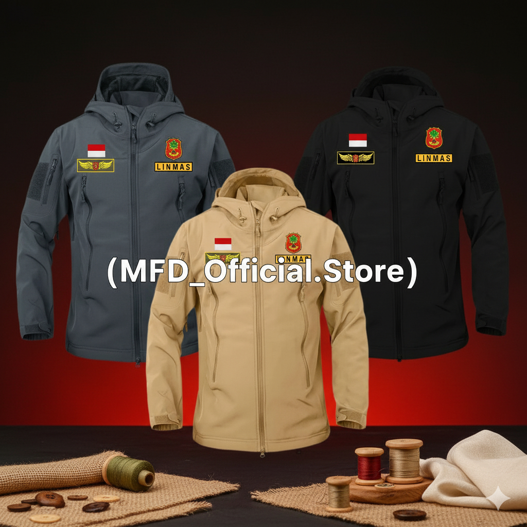 Jual MFD Jaket Linmas Lapangan Jaket Tactical LINMAS warna Abu | Shopee ...