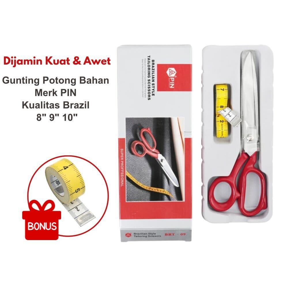 Jual Gunting PIN Brazilan Style Gunting Potong Bahan Premium Gunting ...