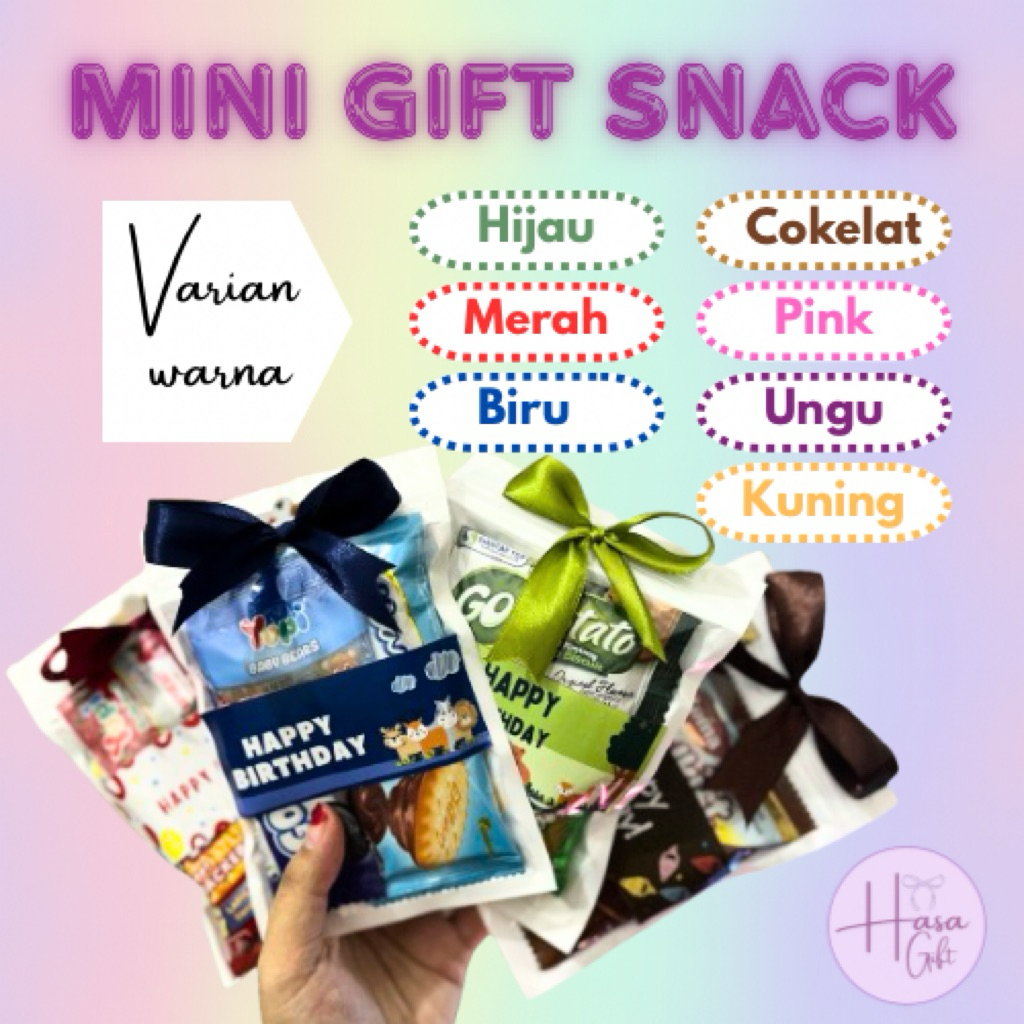 Jual Hampers snack mini dengan ziplock | hampers mini | mini gift snack ...