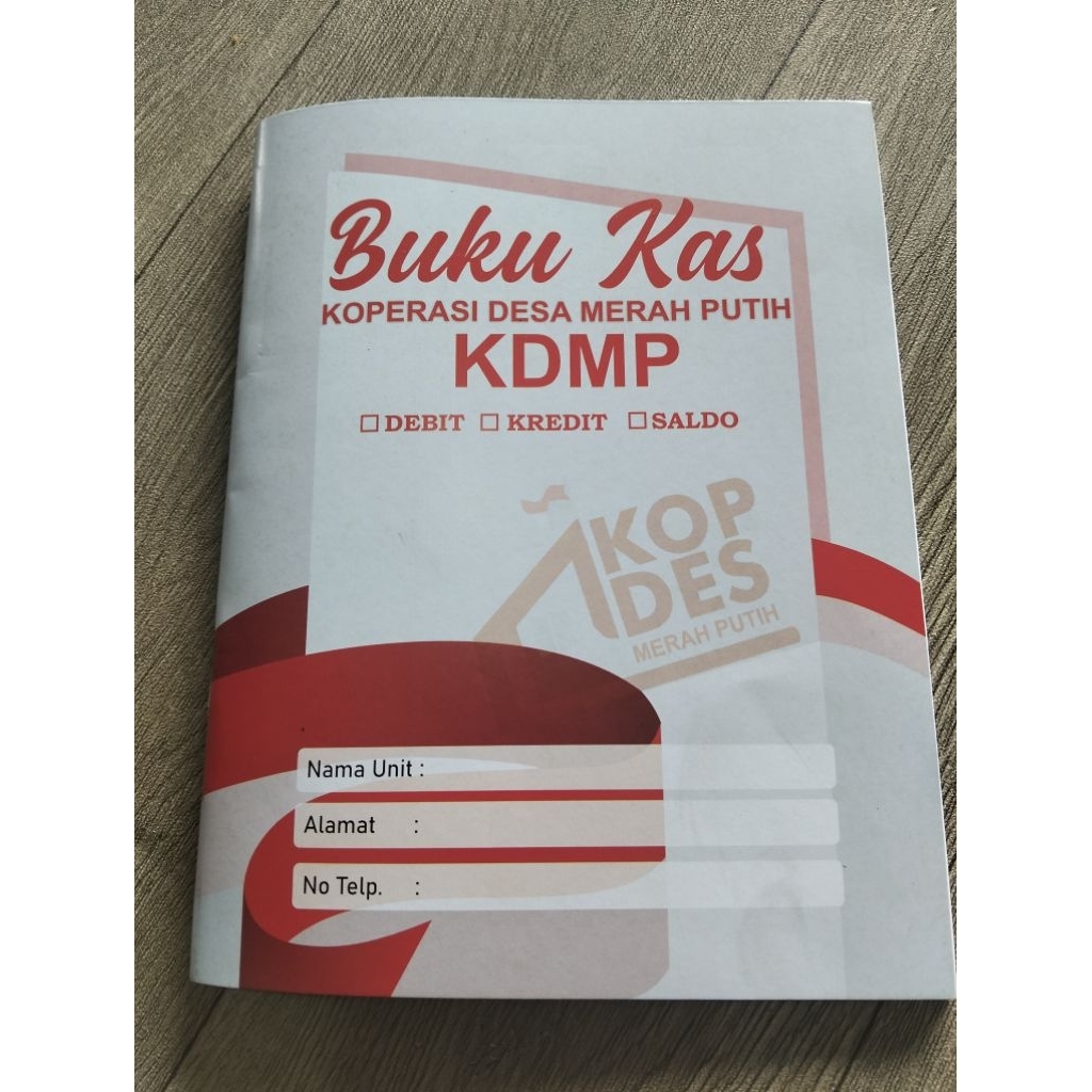 Jual Buku Kas Koperasi Desa Merah Putih (KDMP) | Shopee Indonesia