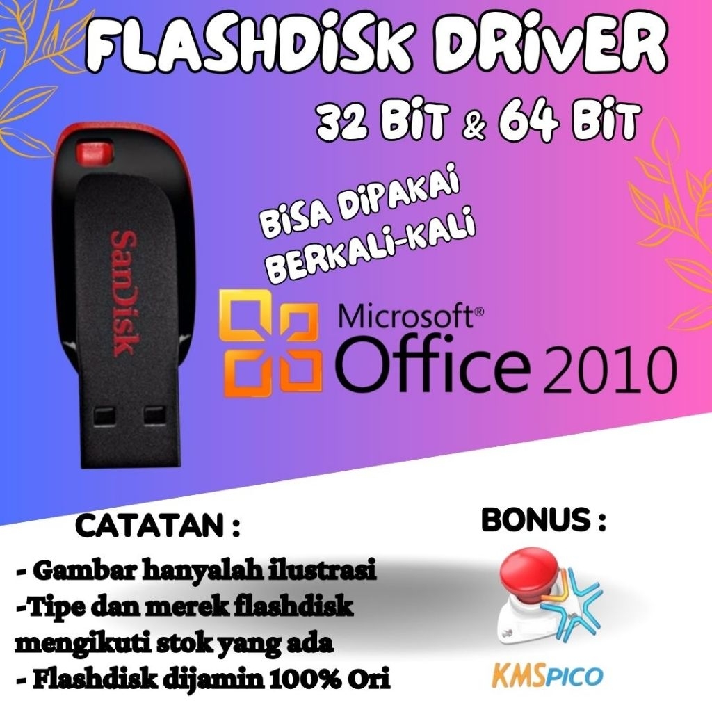 Jual Flashdisk Driver Microsoft Office 32bit & 64bit Full Activation ...