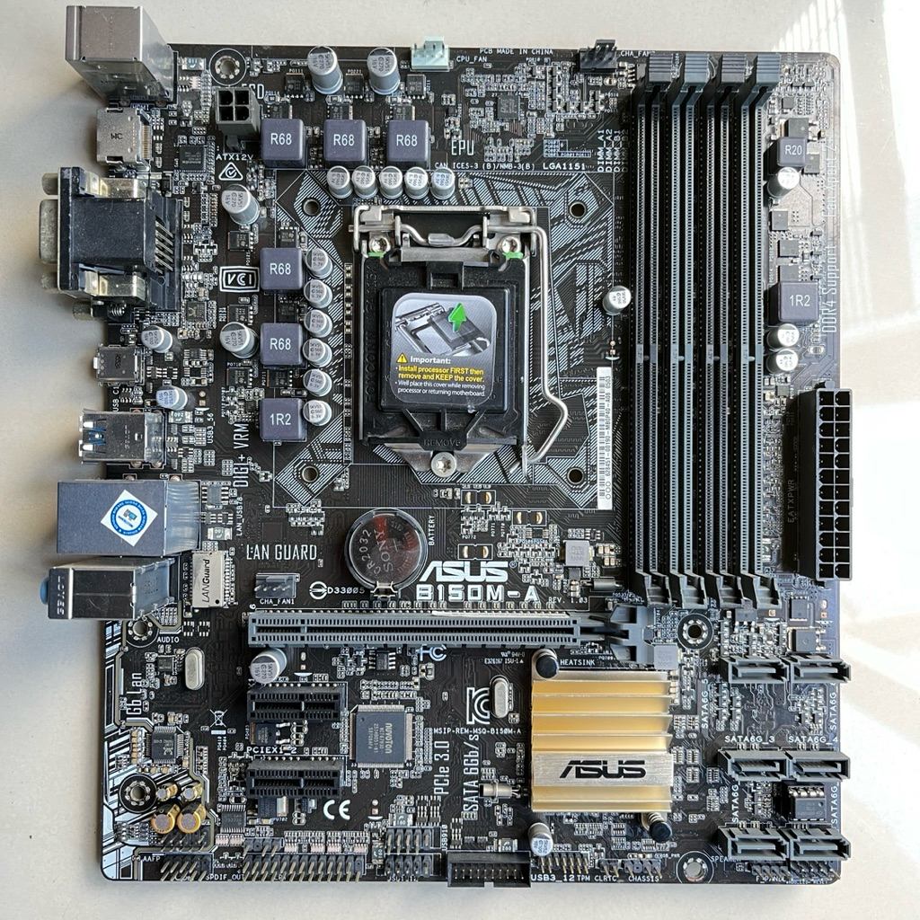 Asus B150m-c Carte Mère 1151 Carte Mère Ddr4 Intel B150 B150m Soutien