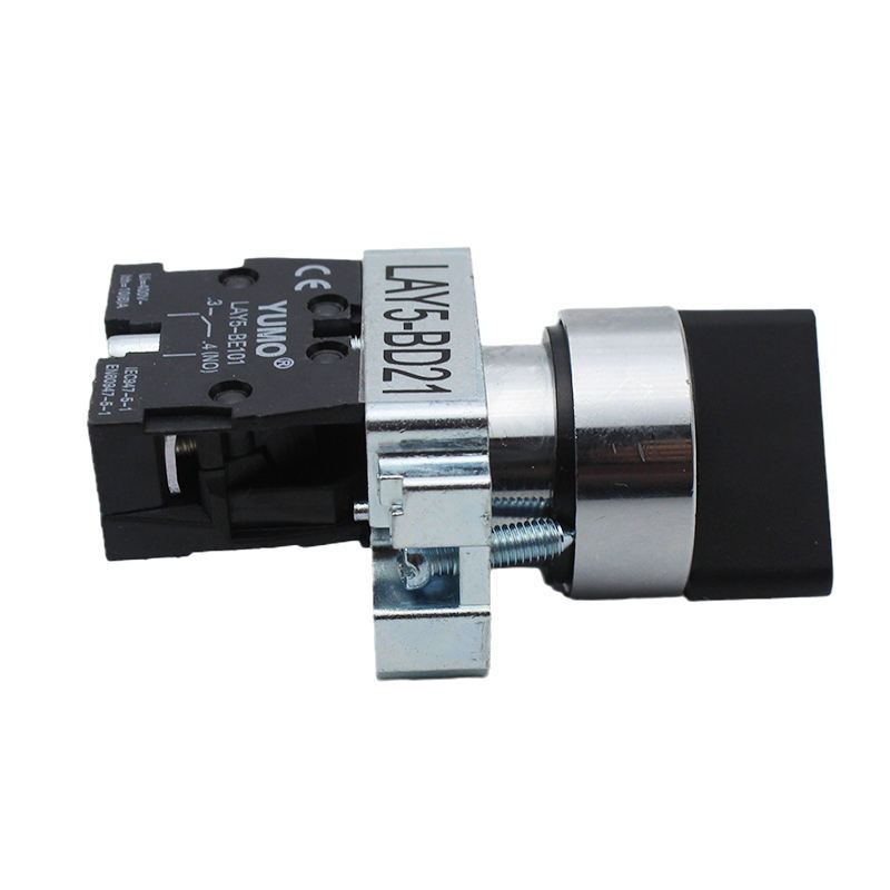 Selector Switch LAY5 Black  BD21 2 posisi / BD33 3 posisi - foto 4