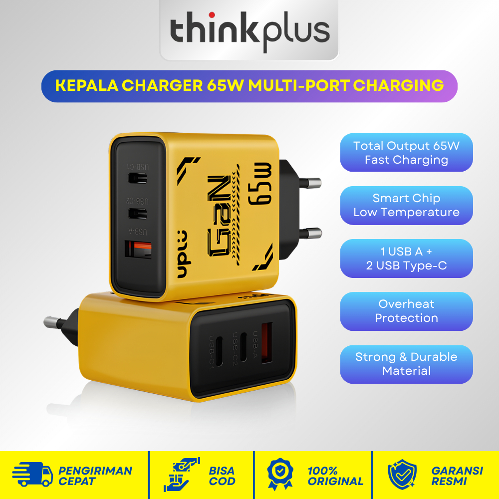 Jual Thinkplus X UPLU Kepala Charger for iPhone Samsung iPad Macbook ...