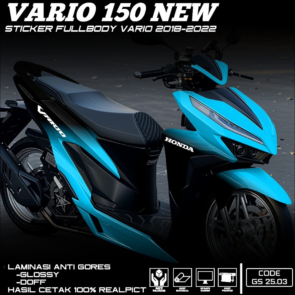 Jual (COD) Decal sticker Vario New 125 150 Full Body 2020 - Sticker ...