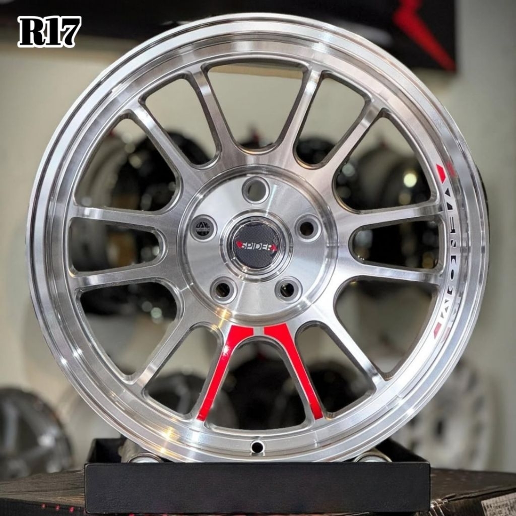 Jual velg mobil racing 17 VENOM 5 FLOW FORMING ET 35 velg ring 17 ...