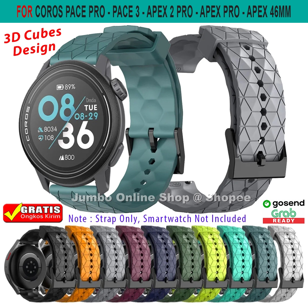 Jual STRAP TALI JAM COROS PACE PRO - COROS PACE 4 - COROS PACE 3 ...