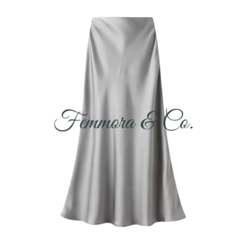 Rok Satin Silk Premium Maxi A Line Satin Skirt Rok Satin Duyung Panjang Rok Size S XXXL