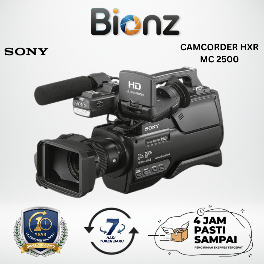 CAMCORDER SONY HXR MC2500 CAMCORDER SONY HXR-MC2500 PROFESIONAL