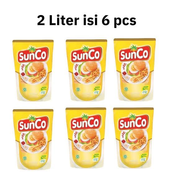 Minyak Goreng Sunco 2liter Isi 6 Pcs Jatim-jateng - foto 1