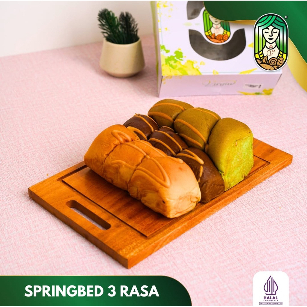 Jual Roti Springbed Cokelat / 3 Rasa / 4 Rasa Besar Virgin Bakery ...