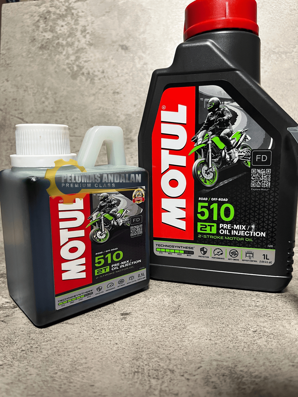 Jual Oli Samping Motul 510 Oli Motor 2T Repack Kemasan 500ml Original ...