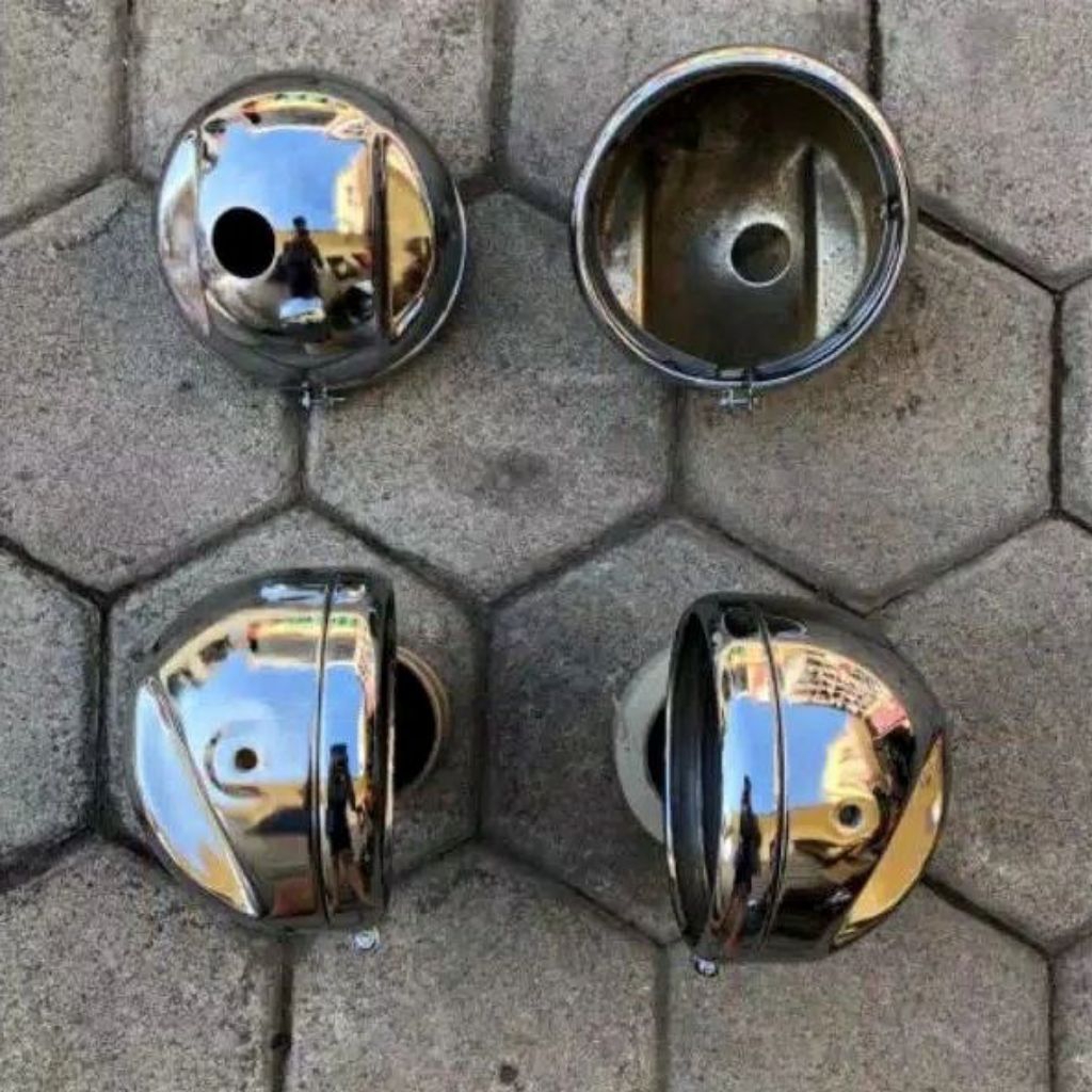 Jual batok cb 125 chrome bahan stainless tebal cocok buat cb gl mp ...