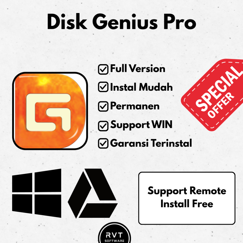 Jual Disk Genius Professional 6.0.0 Data Recovery (Fullversion ...